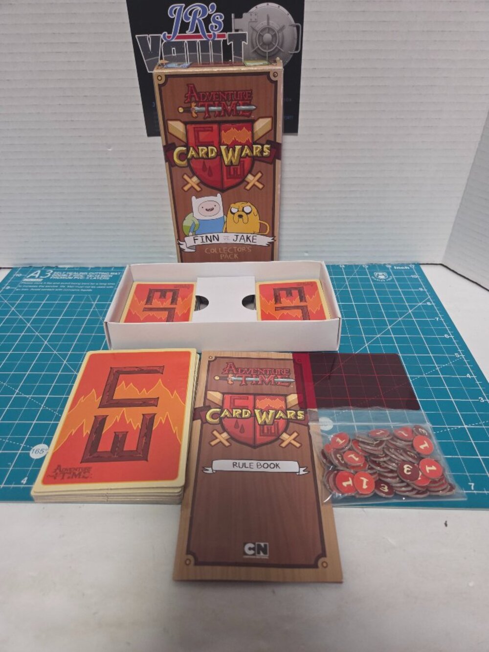 Adventure Time Card Wars Finn vs Jake Collector's Pack Game Complete